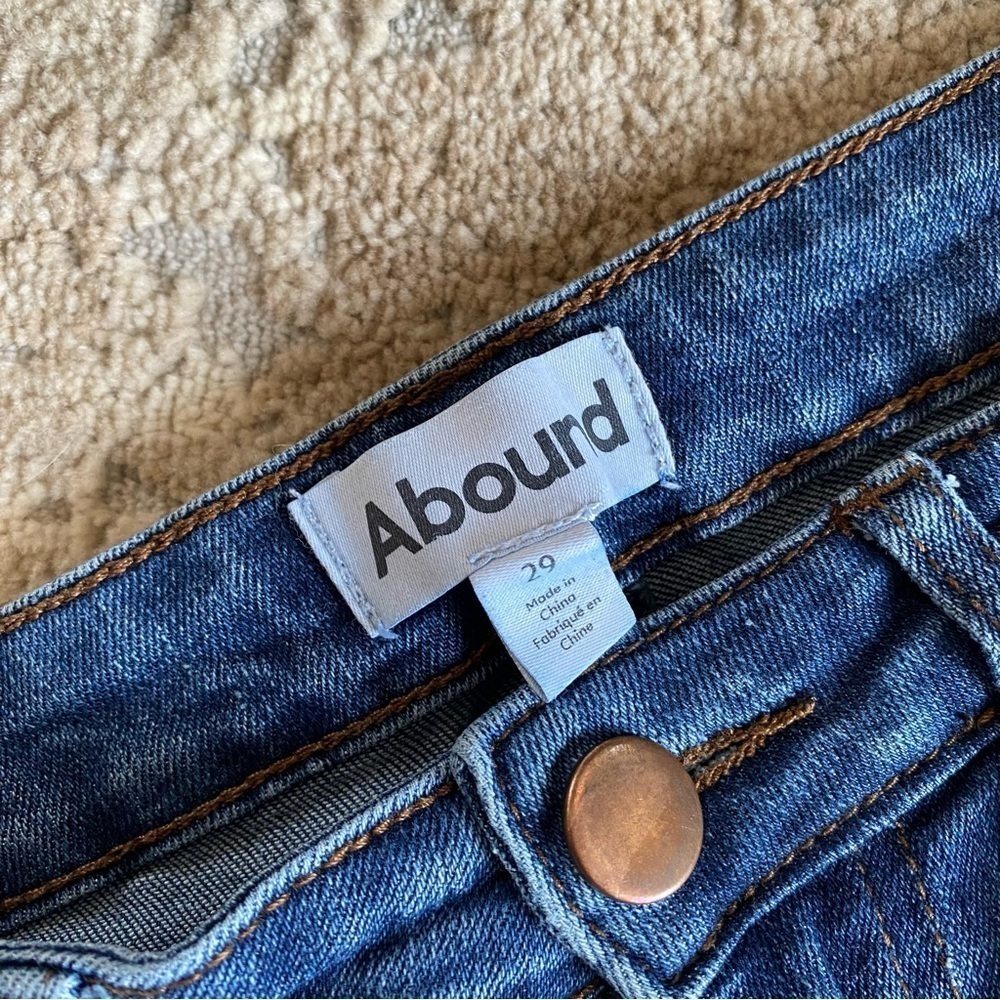 Abound Skinny Jeans Medium Wash Mid Rise: 29 - Picture 3 of 8